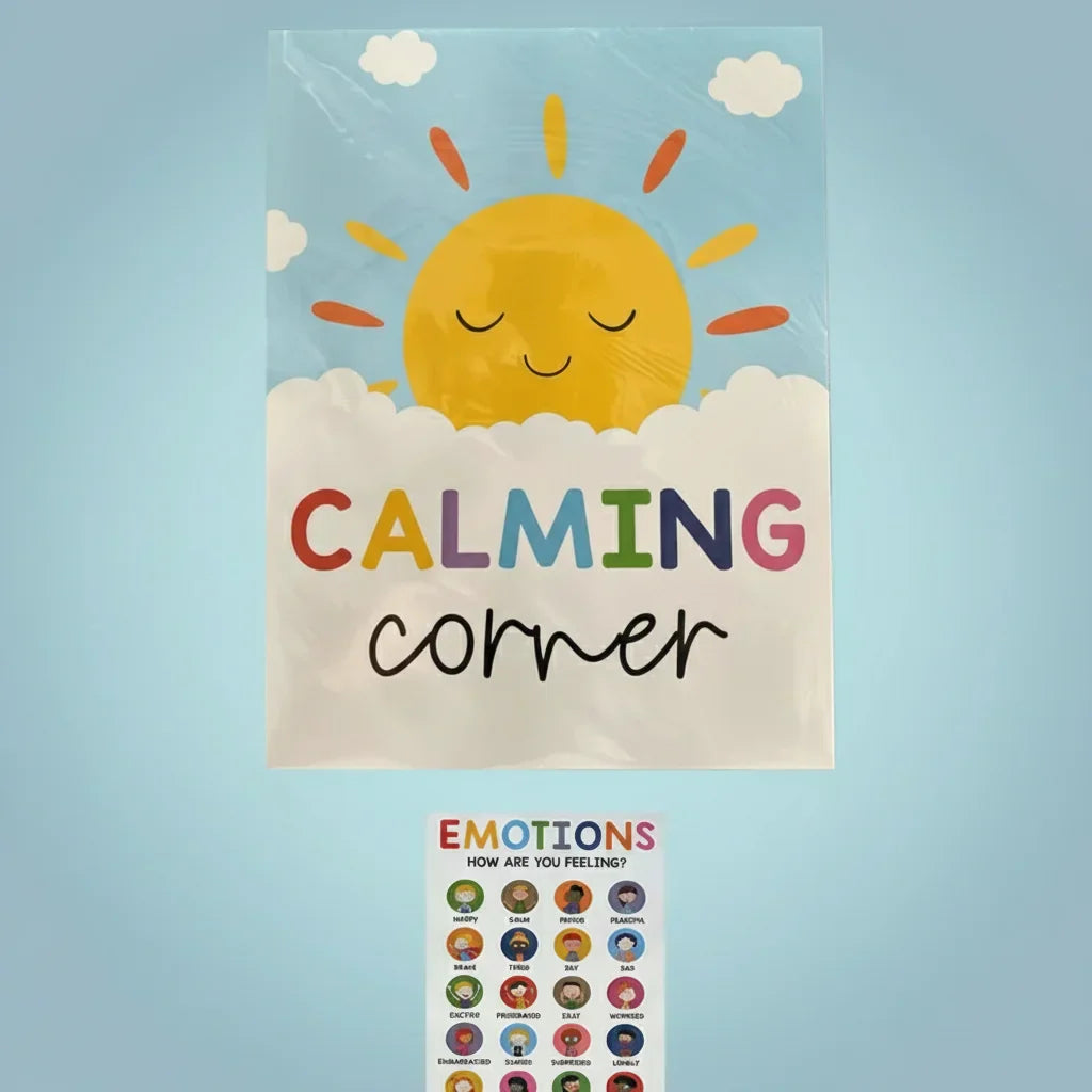Mindful Sprouts® Emotional Growth Pack – 12 Calming Corner Prints for Kids
